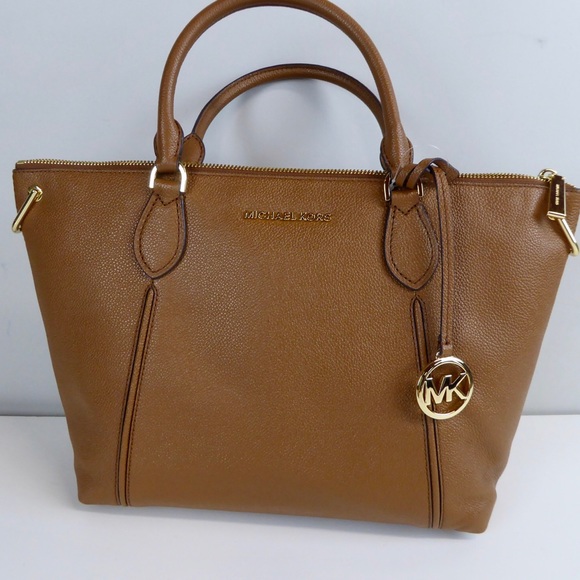Michael Kors Bags Michael Kors Sierra Pebbled Leather Satchel Purse